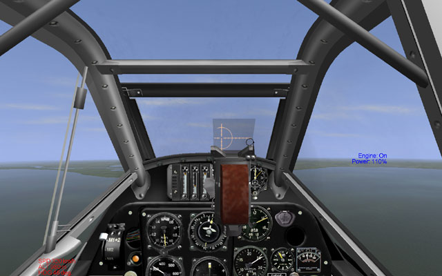 DBW 1.4 BF109E cockpit view