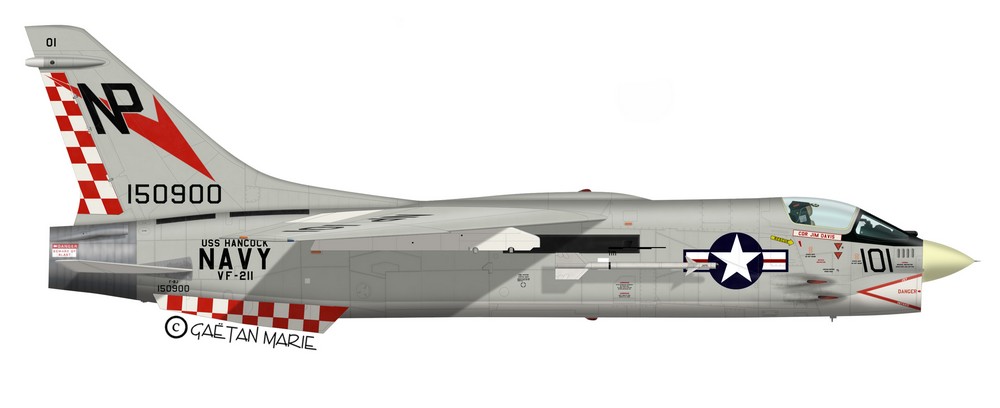 Name: USN F-8J, VF-211, USS Hancock, May 1972.jpg
Views: 872
Size: 48.8 KB